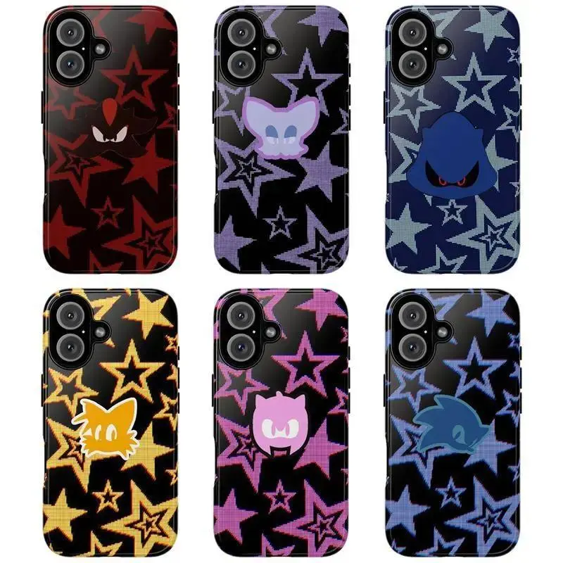 Tough Shadow Smartphone Case - Dark Aesthetic Protective Cover for iPhone 11-17 Pro Max/Plus, Samsung Galaxy S23-25 Cellphone Devices, Handheld Electronics Accessories