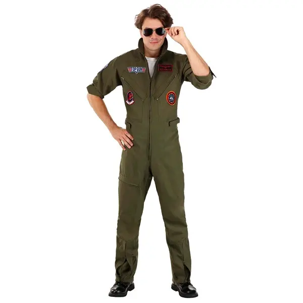 Men's Top Gun Flight Suit Costume