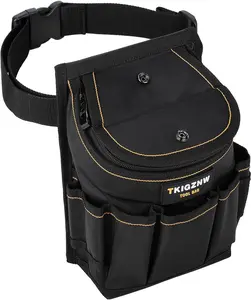 TKIGZNW Tool Belt Pouch with 18 Pockets Heavy Duty 900D Nylon Tear Resistant Construction Professional Tradespeople DIY Enthusiasts