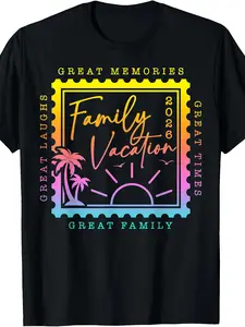 Matching T-Shirts for The Family Reunion During The Summer Vacation of 2026