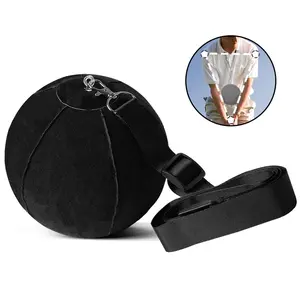 Golf Smart Practice Ball Training Aid Tool with Inflatable Pump and Adjustable Hanging Strap, Posture Correction & Teaching Aids for Men Women Beginners