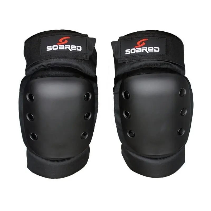 Shockproof Professional Thicken Ski Snowboard Roller Skating Knee Guard Elbow Protector Brace Pad Black