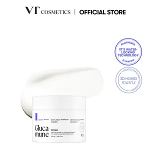 [VT Official] VT GLUCAMUNE CREAM, Moist & soothing essence with 57% Glucamune for dry and sensitive dehydrated skin pore perfection Hydrating Dry Skin Hydrating, Hightly Concentrated hydration, Skin Repair