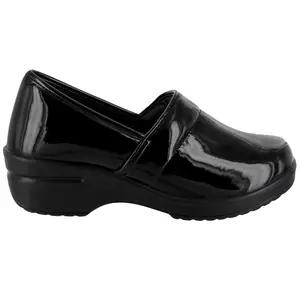 Easy Works by Easy Street Womens Lyndee Slip Resistant  Work Safety Shoes Casual - Black