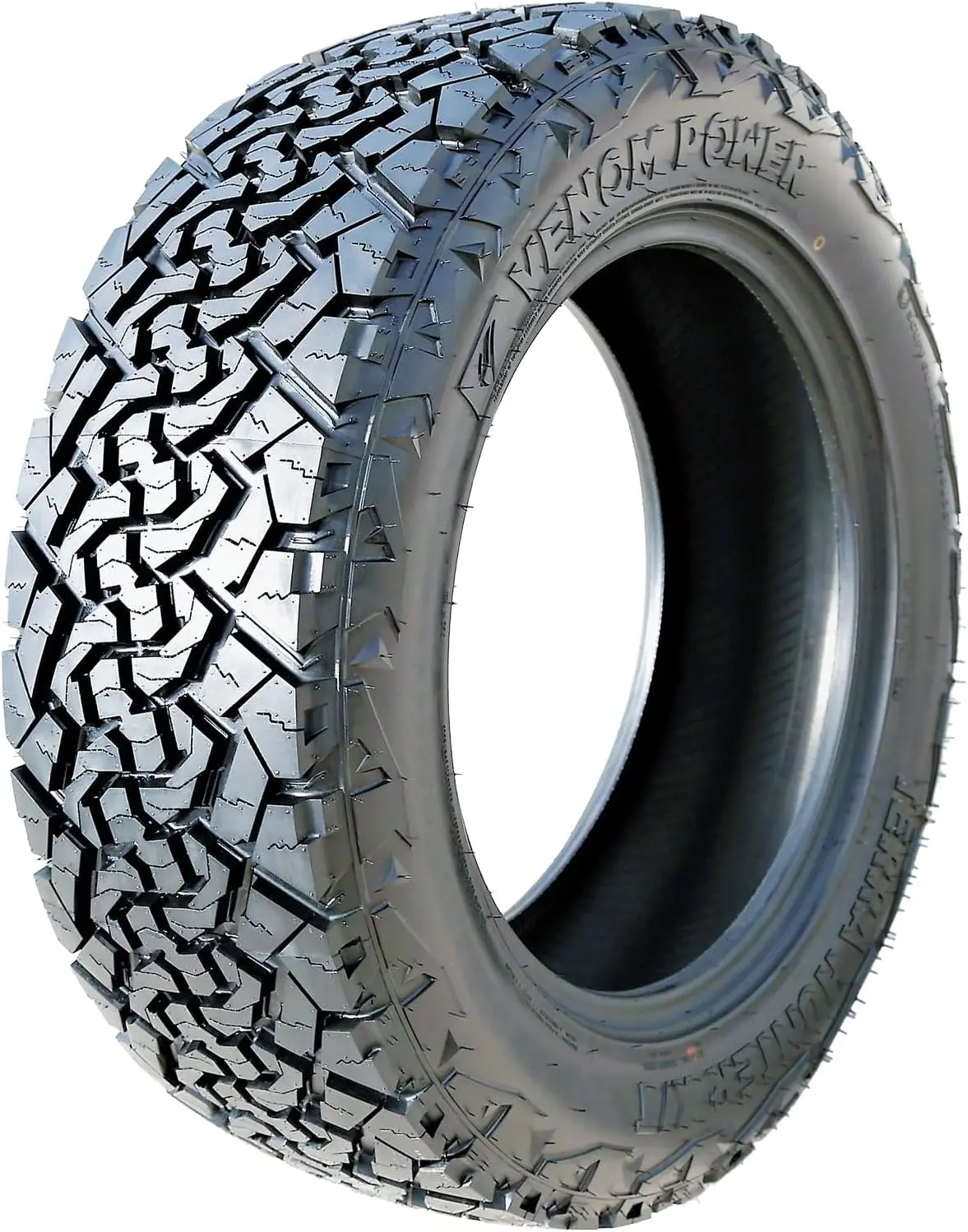 4 x Venom Power Terra Hunter X/T 275/55R20 117T XL 20 inch Tires | Truck/SUV Extreme Terrain All Season Traction 117T Rated Extra Load Radial Construction Black Sidewall Tires
