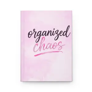 Organized Chaos Journal | Pink Aesthetic Notebook | Cute Productivity Journal | Planner & Notes Diary  🧠 Description (simple + relatable = converts)