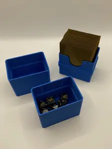 Minimalist Deck Box Storage Solution for Cards and Dice Compact Design Ideal for Gamers Practical Organization
