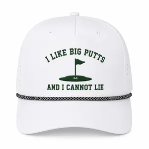 I like BIG PUTTS-- Quick Dry Cap Snapback Hat Mesh Trucker Water-Resistant Outdoor Golf