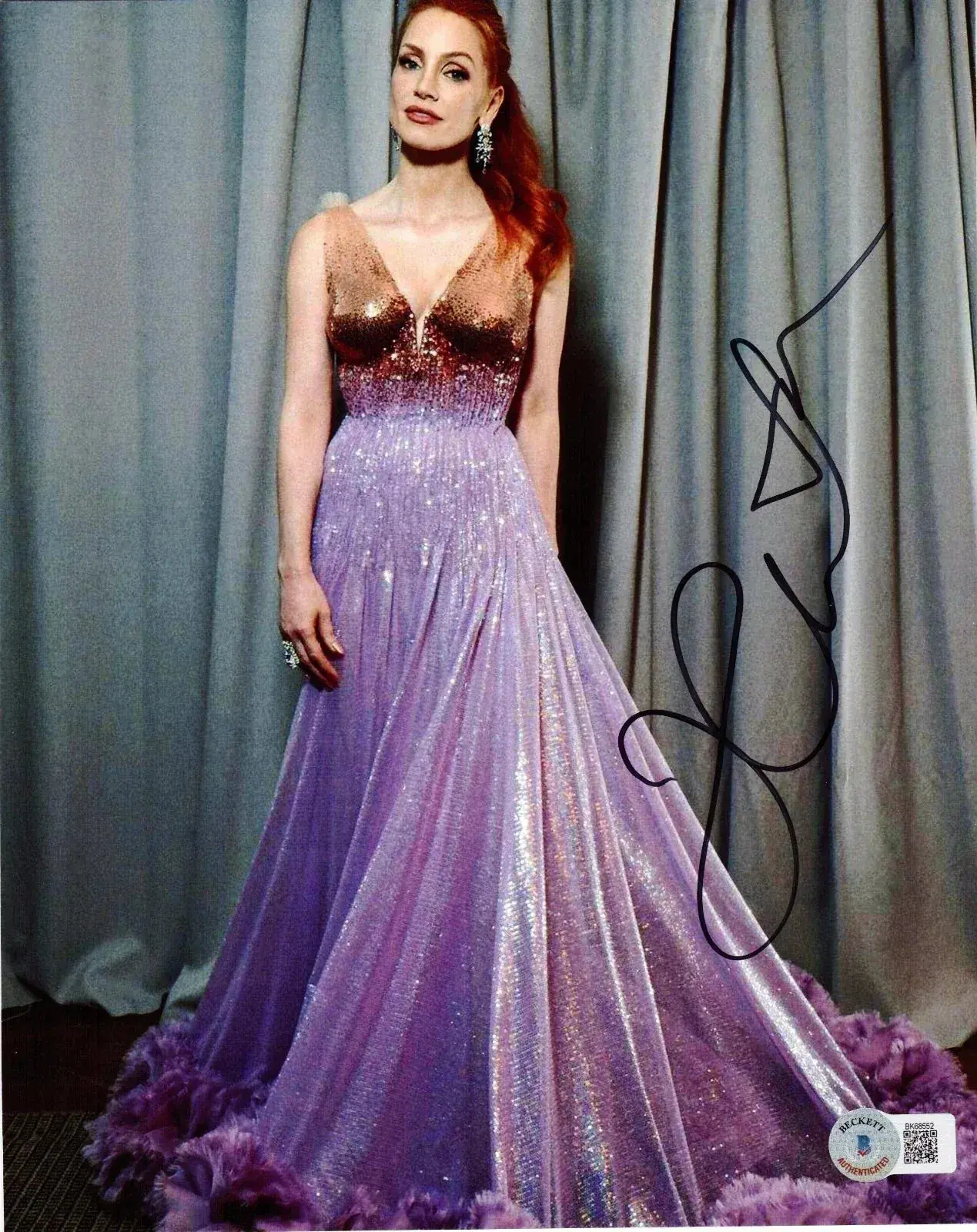 Jessica Chastain Authentic Autographed 8x10 Photo #7