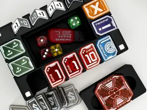 Token Tray for SWU Official Gamegenic Tokens Pro Twin Suns Expansion with Hidden Compartment & Dedicated Slots