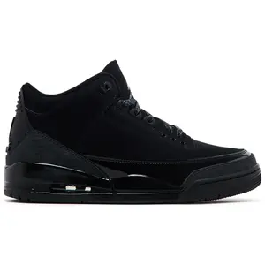 Jordan 3 Retro "Black Cat" (2025) Black 100% Authentic Sneakers Fashion Sports Shoes Closed