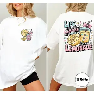 T-shirt Life Gave Me Some Lemons But My Jesus He Be Makin' Lemonade Jesus Lemonade Lemonade T-shirt