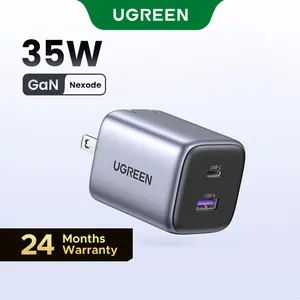 UGREEN Nexode 35W Super Fast Charger. Fits iPhone 17,16,15 Pro Max, Samsung S25 Ultra & more. GaN tech. Charging wonder!--TikTokShopSpringGlowUp,Greenish