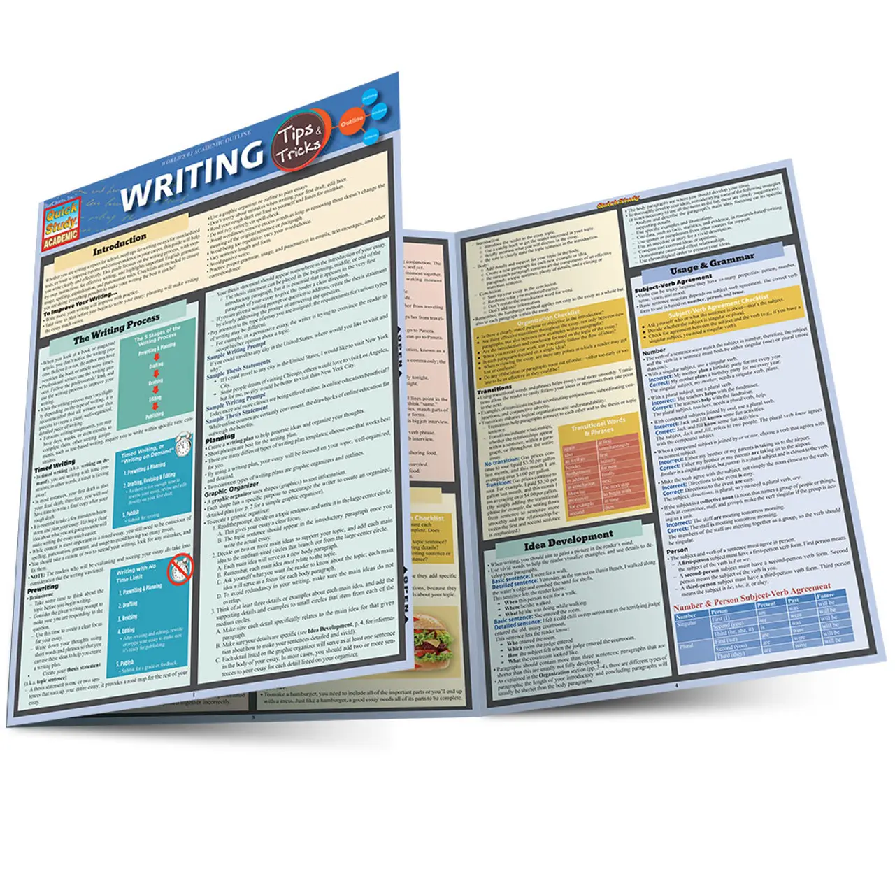 QuickStudy | Writing: Tips & Tricks Laminated Study Guide