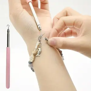 Stainless Steel Clasp Pliers for Jewelry Making, Easy to Use Hook Tool for Bracelets, Necklaces, and Fashion Accessories, Home Accessories