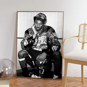 Vintage Kobe Bryant, Basketball Legend Poster