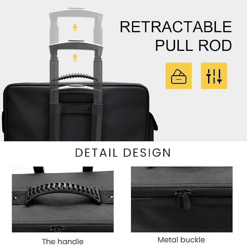 Rolling Makeup Train Case,Large Storage 3 Tiers, Professional Trolley Makeup Case with Adjustable Divider, Large Capacity Multi-functional Cosmetic Organizer for Nail Technicians Hairstylist(Black) Rolling Makeup Train Case,Large Storage 3 Tiers, Professional Trolley Makeup Case with Adjustable Divider, Large Capacity Multi-functional Cosmetic Organizer for Nail Technicians Hairstylist(Black)