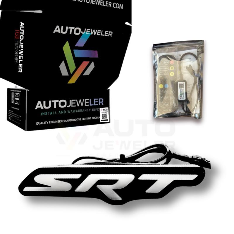 SRT Illuminated Grille Emblem (RGB Flow Series) - Bluetooth App Controlled