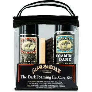 Foaming Dark Hat Cleaner Kit - Remove Dirt, Dust, Fingerprints &  Stains -  for  - Felt Cowboy Hats, Baseball Hats, Fedoras, Sun Hats & More