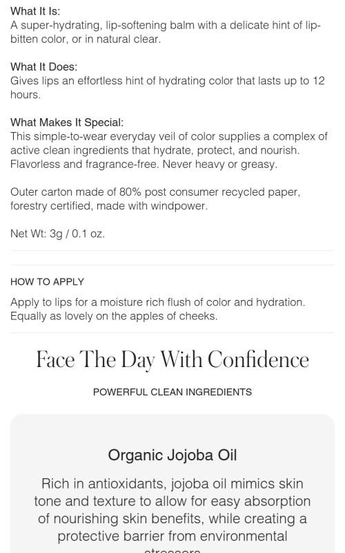 Tinted Daily Lip Balm - Nourishing Formula for Skincare & Comfort