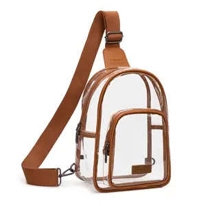 Wrangler Transparent Color Chest Bag, Suitable for Concerts