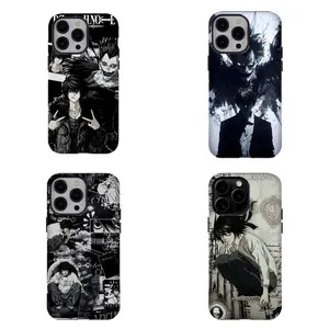 Death N0te L & Ryuk Dark Anime Phone Case|Gifts for anime lovers|For iPhone 17 Pro Max 16 15 14 13 12 11 for Samsung S21 S22 S23 S24 S25 Phone Case|Gift for him for her|Tough Phone Case|Best Gift