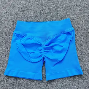 Impact Shorts Low Waist Seamless Yoga Shorts Scrunch Bum Gym Shorts Workout Biker Short Stretch Fitness Clothing