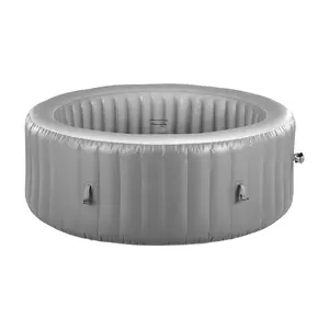 Spring new arrivals Inflatable Hot Tub 6 to 8 Person Capacity 94.5 x 26in Round Portable Outdoor Spa