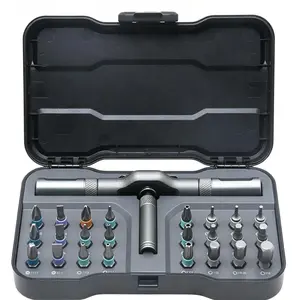 24 in 1  Magnetic Screwdriver Set with Detachable Ratchet Handle, DIY Ratchet Screwdriver Set,Multi Bit Free Combination Ratchet Screwdriver Set,Portable Precision Repair Tool Kit for Furniture Computer Bicycle,Specialty Hand Tools ,stock up on specials