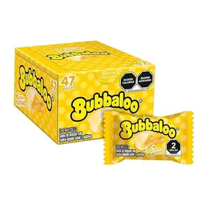 Bubbaloo Adams- goma de mascar 47 pz- sabores varios (Platano, 47pz) Bubbaloo Adams- goma de mascar 47 pz- sabores varios (Platano, 47pz)
