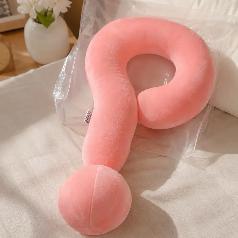 Question-Shaped Comfortable Neck Pillow