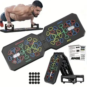 Multifunctional Push Up Trainer Board - Enhance Chest Muscle Strength, Boost Home & Gym Workout Efficiency, Ergonomic Design for Comfortable Exercise - Ideal for Fitness Enthusiasts