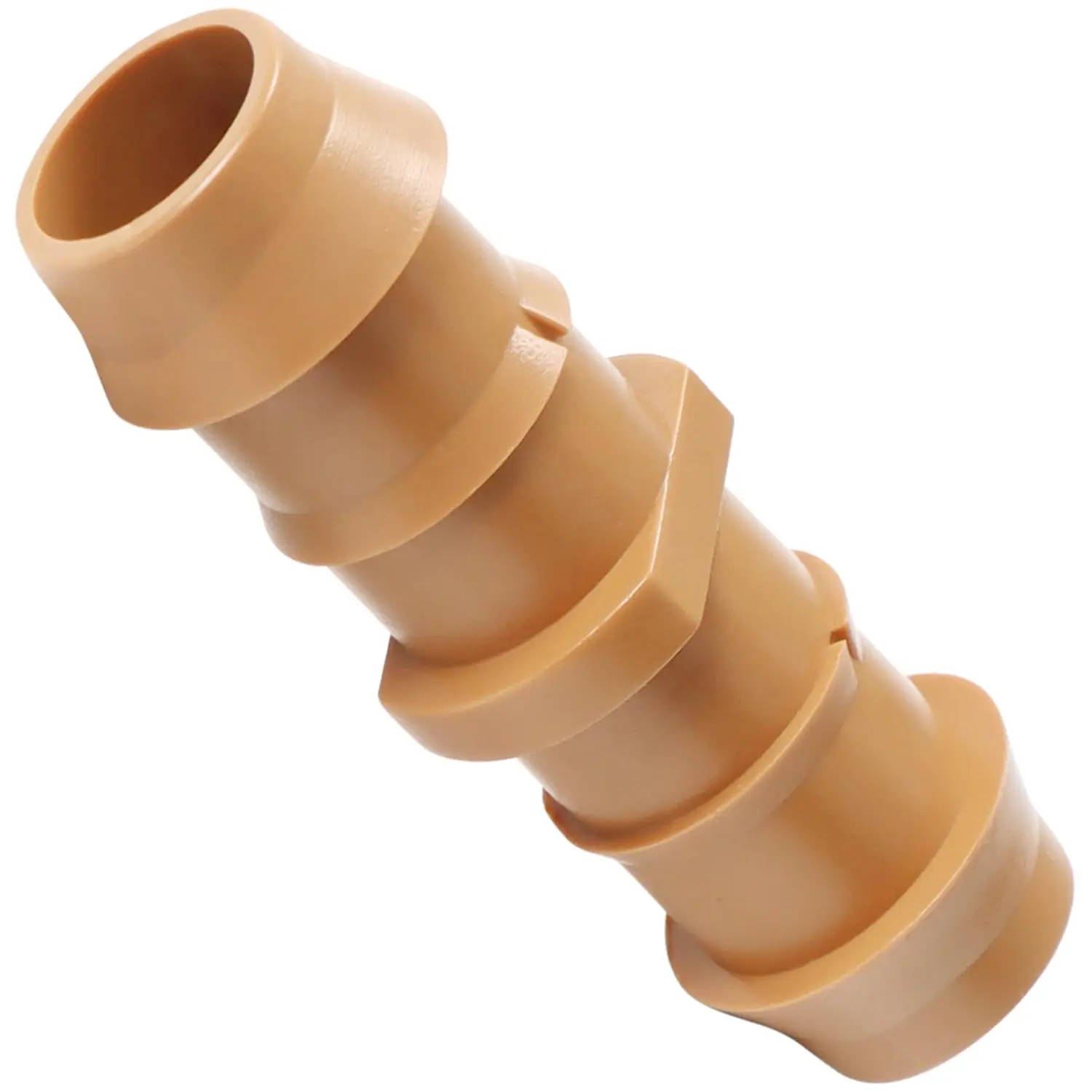 25- Drip Irrigation Coupling Fittings - 1/2'' Barbed Couplers for 5/8", "1/2", ".700" Drip Tubing
