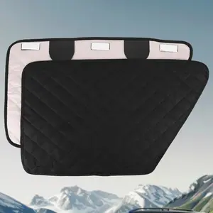 2Pcs Oxford Waterproof Anti-Scratch Car Interior Cover for Dogs Pet Vehicle Door Protector Washable Car Door Protect Mats for Car SUV Truck Dog Travel
