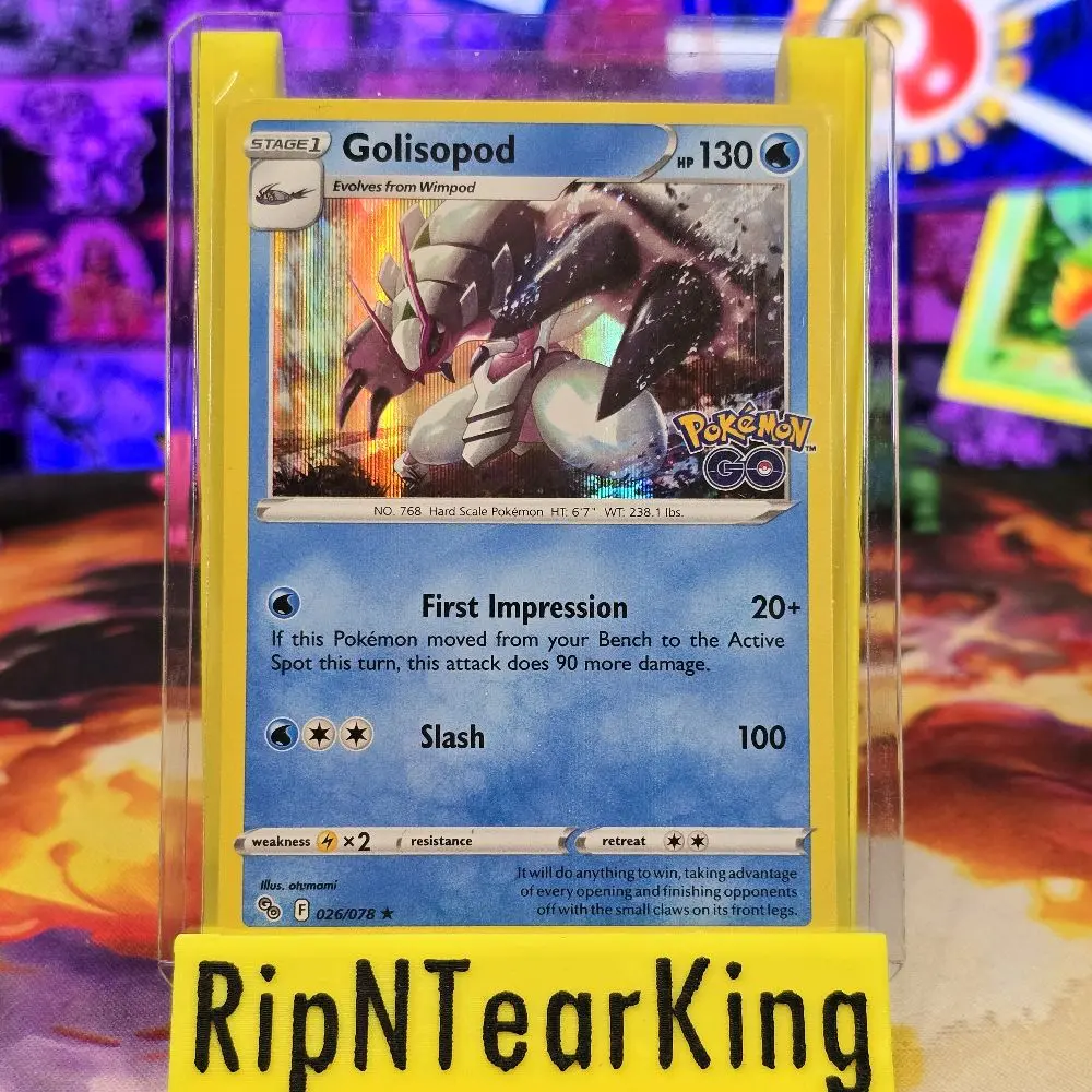 Golisopod GO 026/078 Raw Card