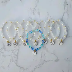 seaglass initial bracelet (all initials avaliable)