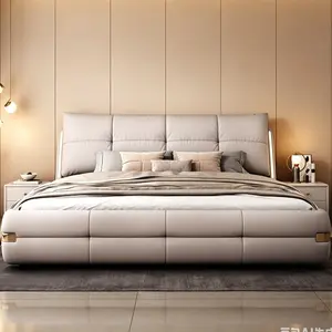 Queen Storage Bed Frame with 4 Drawers, Smart RGB LED Lights, Luxury Velvet Upholstered Platform Bed, Adjustable Headboard, Cozy Bedroom Upgrade, No Box Spring Needed