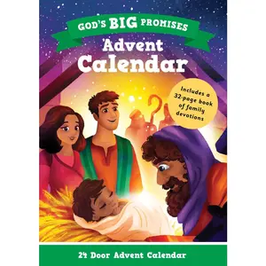 USED-God's Big Promises: Advent Calendar and Family Devotions: 25 Door Advent Calendar by Laferton, Carl (Misc.)