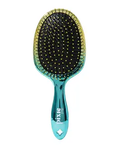 Pixie Pop Premium Detangling Brush - Metallic Yellow & Teal