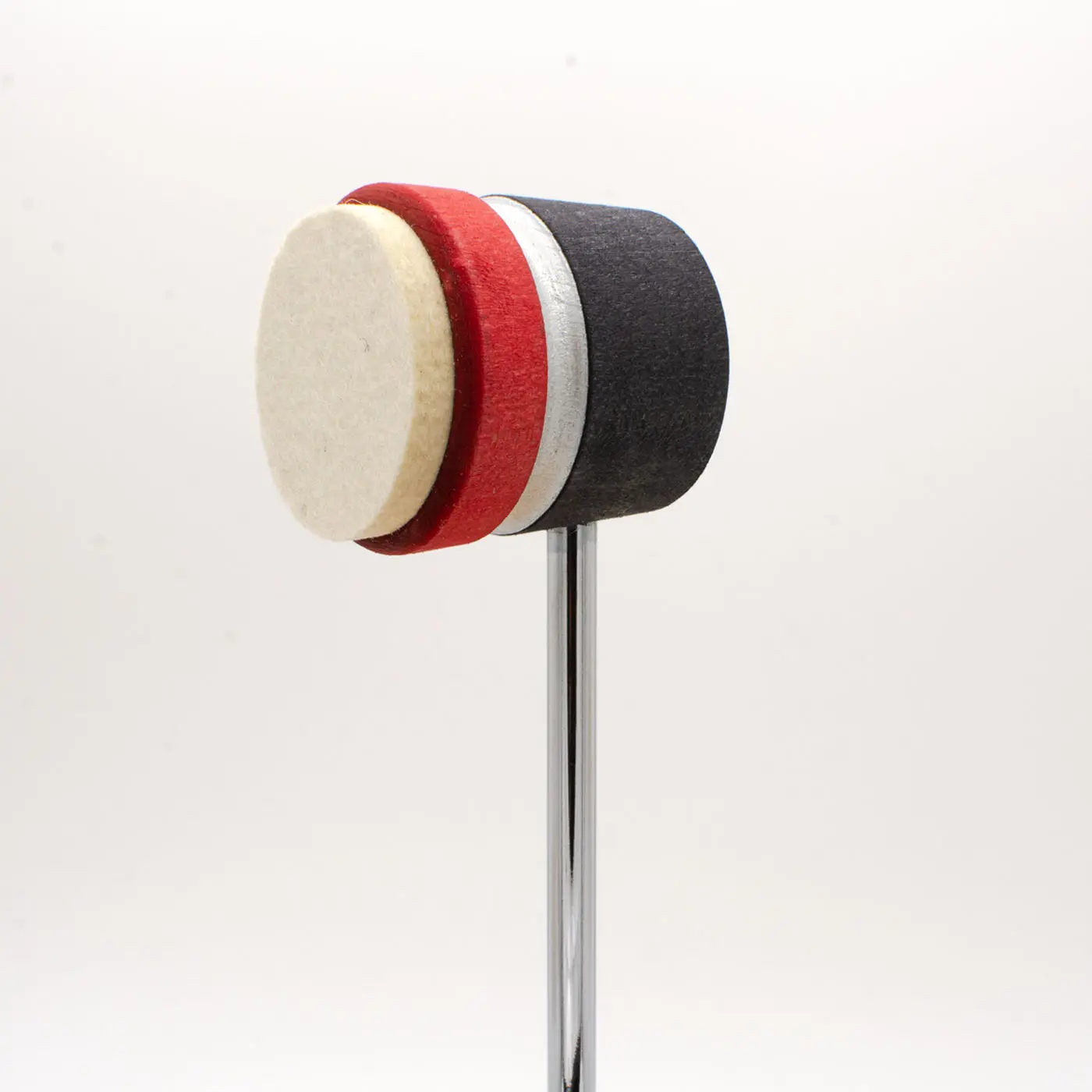 Lightweight Felt Daddy Beater, Black/Red with Silver Sparkle Stripe