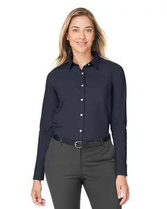 Devon & Jones DG505W Women's CrownLux Performance Spencer Poplin Dress Shirt