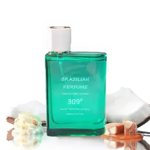 100ml Brazilian Perfume 309# - Long Lasting Coconut & Vanilla EDT Spray for Women, Tropical Sweet Scent，Perfect Gift for Her