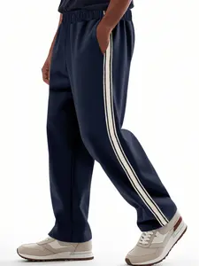 Men's Long Pants Trendy Comfortable Simple Personal Style Casual Comfy Sporty, Outdoor Sports Running, Slim-Fitting Casual Fall & Winter