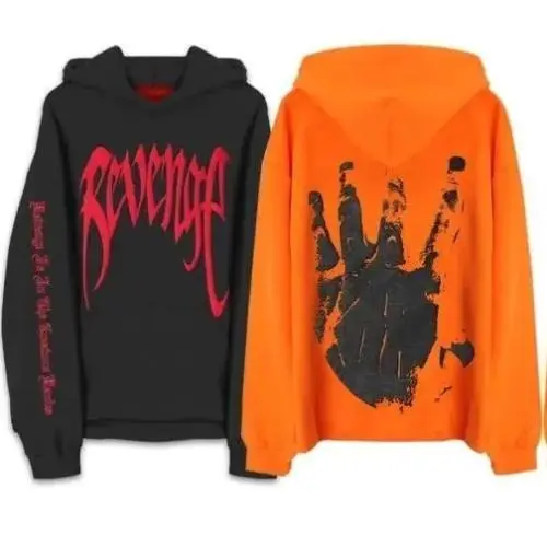 Revenge XXXTentacion Heartbreak Hoodie Brown - TikTok Shop