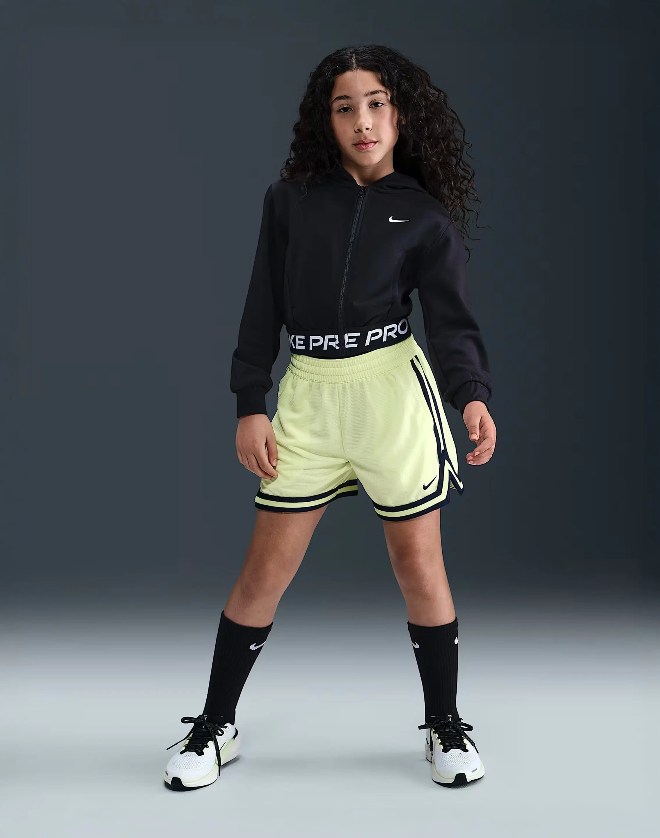 Kids Nike Pro Fleece Dri-FIT Zip Hoodie Grade-School