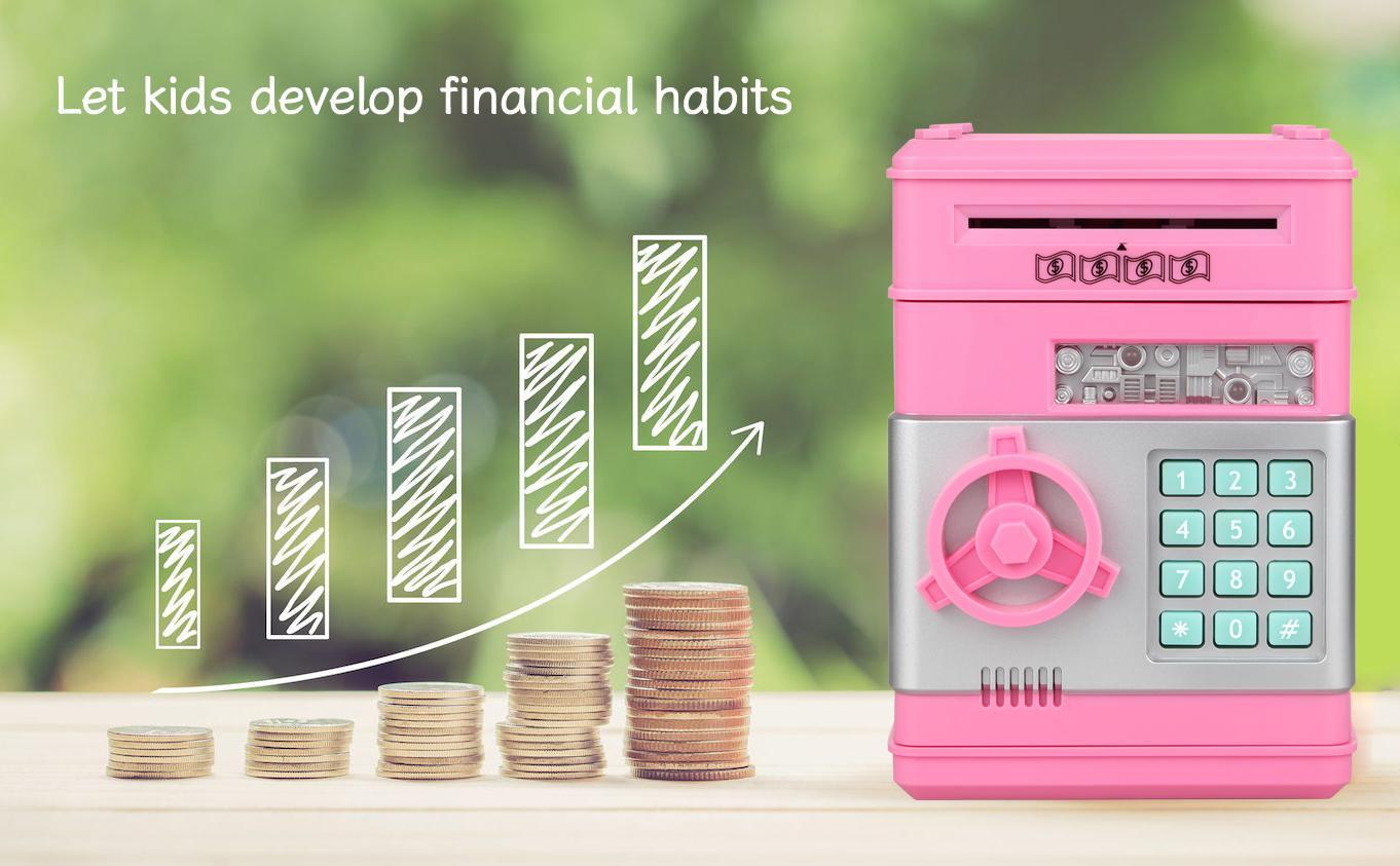 Pink/black Piggy Bank for Kids with Password Code Lock and Auto Grab Bill Slot, Real Money Cash Coin Can Saving Box Electronic Money Safe Bank, Hot Gift for 4 7 8 9 10 11 Year Old Boys Girls,money saving binder,money saving binder Pink/black Piggy Bank for Kids with Password Code Lock and Auto Grab Bill Slot, Real Money Cash Coin Can Saving Box Electronic Money Safe Bank, Hot Gift for 4 7 8 9 10 11 Year Old Boys Girls,money saving binder,money saving binder