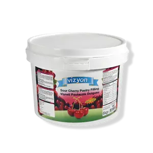 Vizyon Bake-Stable Sour Cherry Pastry Filling (13.23 lbs / 6 kg) - Ready-to-Use (Copy)