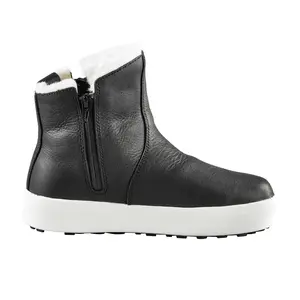 Baffin Womens Liberty Waterproof Insulated Snow Zippered Casual Boots Ankle - Black