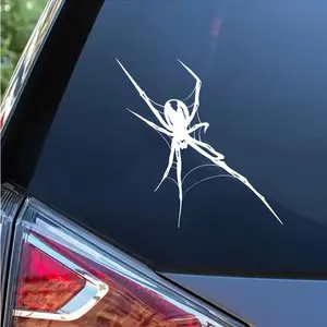 1 piece, dark wind spider car sticker, Side Decals, Decal for Cars, Graphic Decal, suitable for creative modification of car doors/side skirts, bright spider elements, highlighting unique aesthetics, so that the car can show its personality in the traffic
