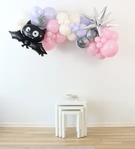 Pastel Halloween DIY Balloon Garland | Spooky One | Two Spooky Birthday